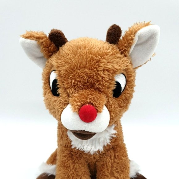 Kohls Cares Rudolph The Red Nosed Reindeer 10" Cartoon Plush Toy Collector Clean - Picture 2 of 11